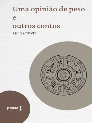 cover image of Uma opinião de peso e outros contos
